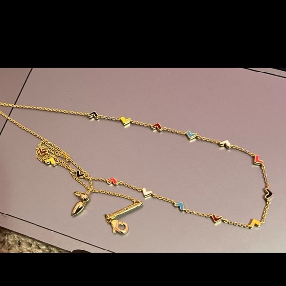 - Haven Heart Gold Strand Necklace in Multi Mix from Kendrascott - new - Picture 8 of 10